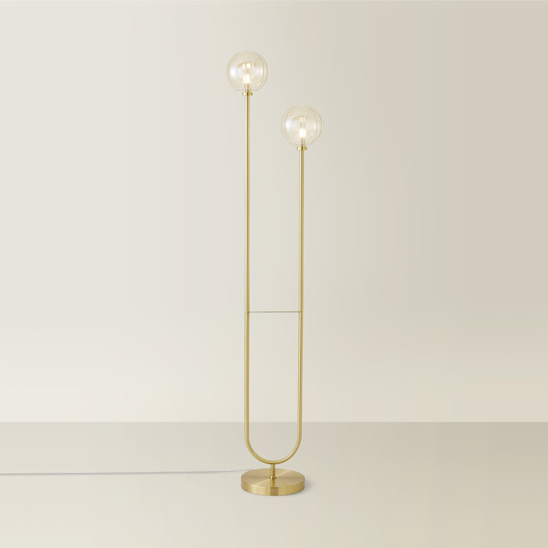 Chessy 153cm Plated Traditional Floor Lamp