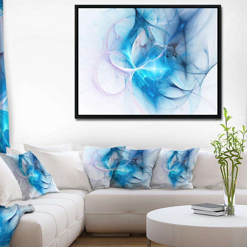 Corwin, «Blue Nebula Star», impression sur toile, H 30 po x l 40 po x P 1,5 po, Toile avec cadre flottant