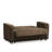 PrimeNest Gravita Collection Upholstered Convertible Loveseat with Storage-1162038905