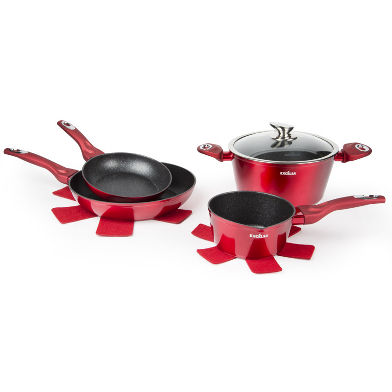 Phoenix 7 - Piece Non-Stick Cookware Set