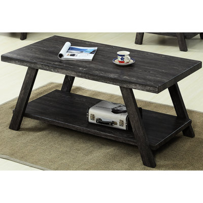 Modern Tempered Clear Glass 2-Layers Coffee Table, Perfect for Small Spaces and Contemporary Living Rooms