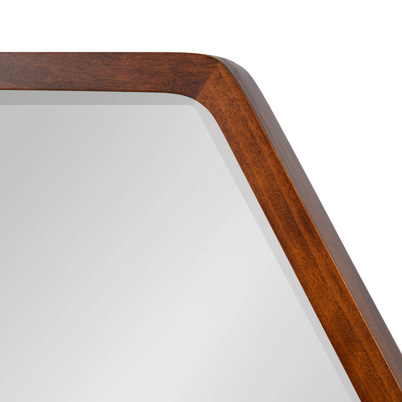 Flat Mirror, Walnut Brown