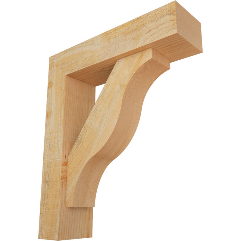 Support Funston Block avec support décalé, 26 x 22, Sapin Douglas de l 6 po (scié brut)