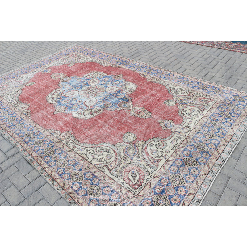 Tapis turc surdimensionné en laine rouge pour décoration intérieure et offre en gros