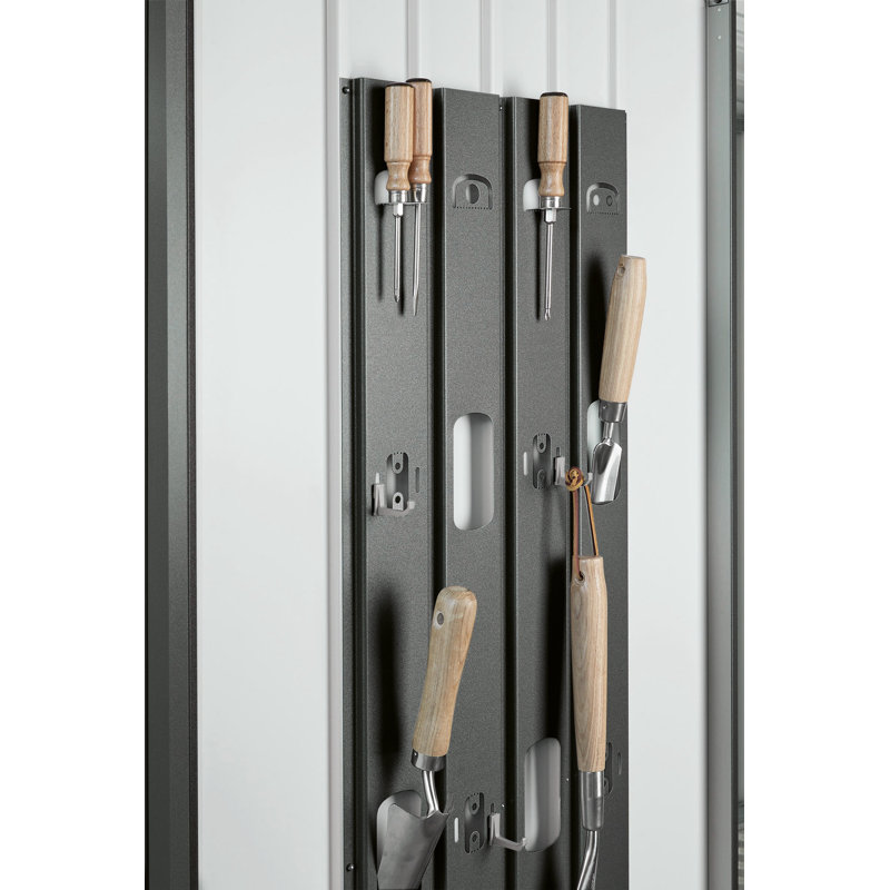 Biohort Equipment Locker 150 - 5' x 2.7' x 6' - Dark Gray with Floor Kit