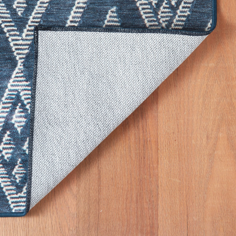 Tapis bleu marine Guthrie, Rectangle 6 pi x 9 pi