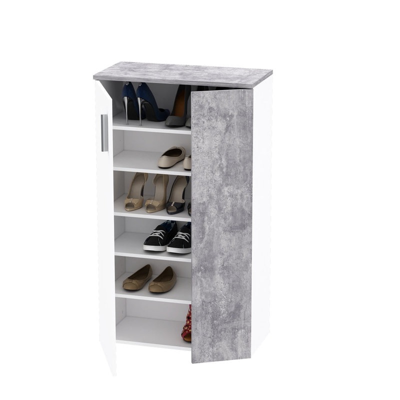 Tobiason 69cm Tall Shoe Storage Cabinet