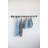 Lykins Metal Wall 18 - Hook Wall Mounted Coat Rack