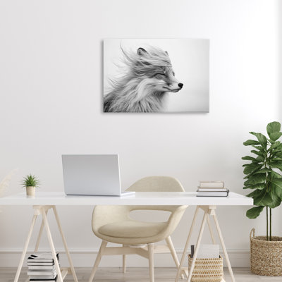 Easy Breezy Fox Canvas, design by Tina LeCour