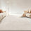 Tapis oriental lavable à la machine antidérapant beige