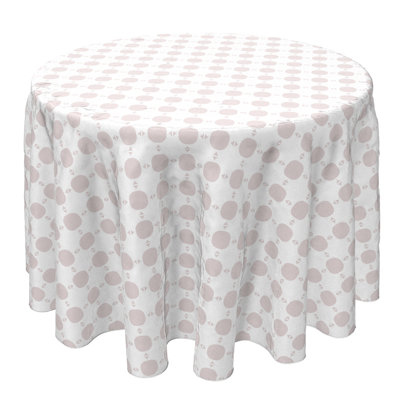Round Cotton Twill Tablecloth
