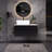 31.5 Inches Floating Single Small Bathroom Vanity with Sink