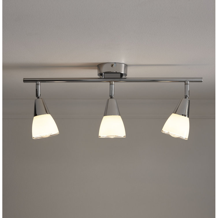 Albreda Chrome 3 Light Bar Ceiling Light