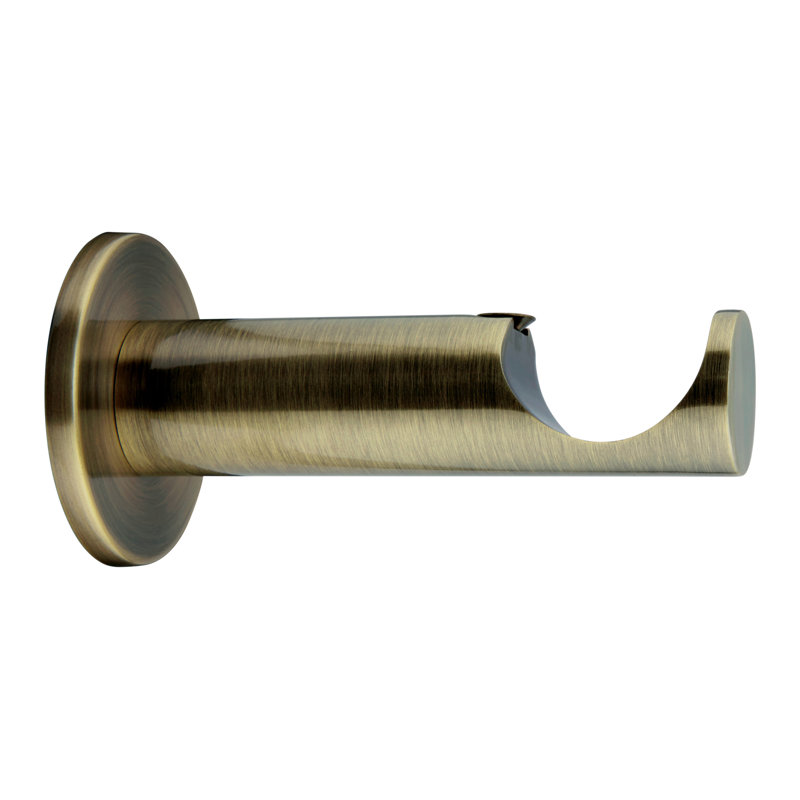 Aubreylynn 3.5cm Single Curtain Pole, Chrome, 3.50cm H x 300cm W x 3.50cm D