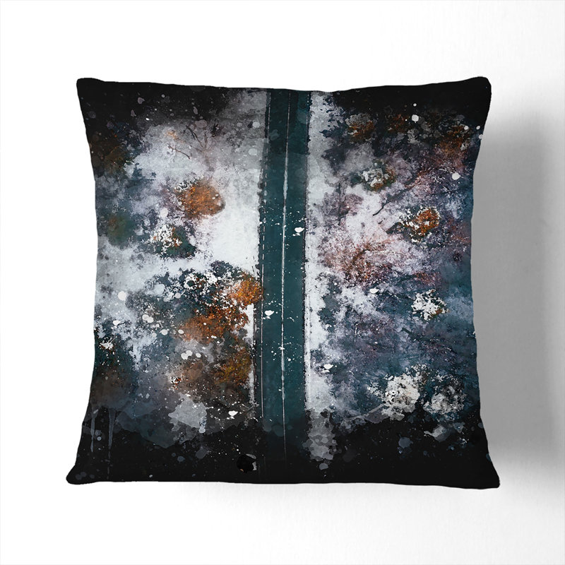 Square Throw Cushion, 40cm H x 40cm W x 15cm D