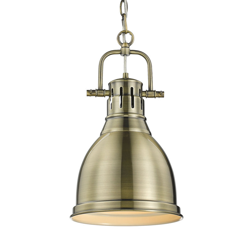 Alethia 1 - Light Pendant, Aged Brass, Aged Brass