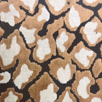 Top Fabric Swagger-Hendrix Leopard Cut Velvet Upholstery Fabric ...