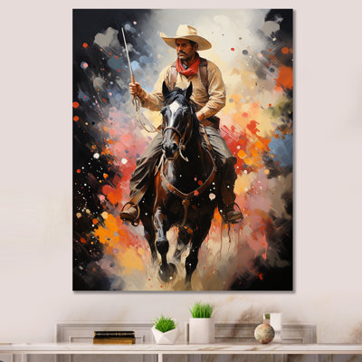 Popart Cowboys Journey V  Cowboys Wall Art