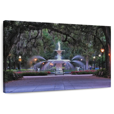 Ravi Forsyth Park Fountain In Savannah