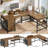 Josphua L-Shaped Computer Desk with Power Outlet-1950321091