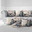 Coussin en suède Lotus Pond-111762886-111762885