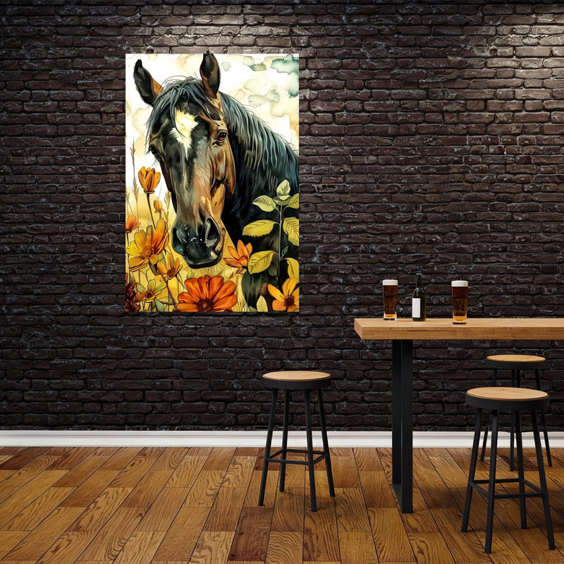 Cheval, art animalier contemporain, 60" H x 40" W