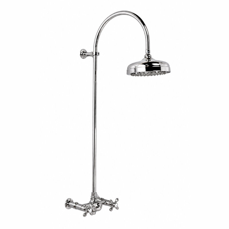 Système de douche 60 po Exposed, Chrome chrome