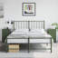 Raineri 34.5cm W Steel Bedside Table-1833133326-1814779882