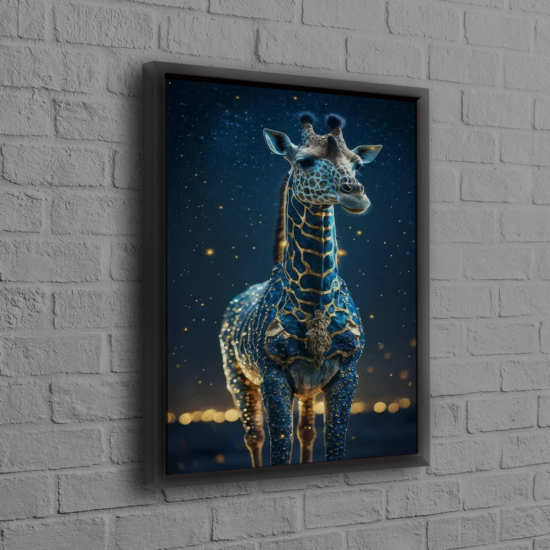 Print on Canvas, Framed Print without Mat, Black, 30 cm H x 20 cm W