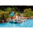 Poolmaster Zany Zebra Jumbo Swimming Pool Float Rider, Zebra