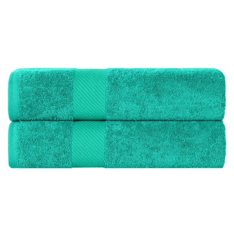 Ensemble de draps de bain 2 pièces Rei, Vert mer
