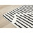 Fresno Modern Black White Striped Area Rug-102210975