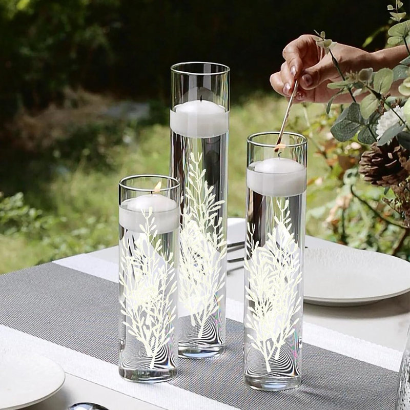 36 pièces de fleurs artificielles pour bougies flottantes, fleurs à effet flottant ...