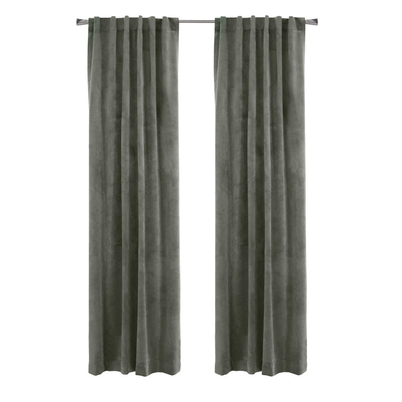 Rideau obscurcissant Gauvin, L 50 po x L 63 po, Gris foncé