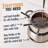 Nostalgia 6-Cup Stainless Steel Electric Fondue Pot