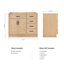 Base de meuble-lavabo simple en bois massif 42 po Osoria-108808693