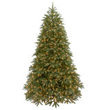 Omnia 7.5' Green Fir Artificial Christmas Tree with 1000 Color + Clear Lights