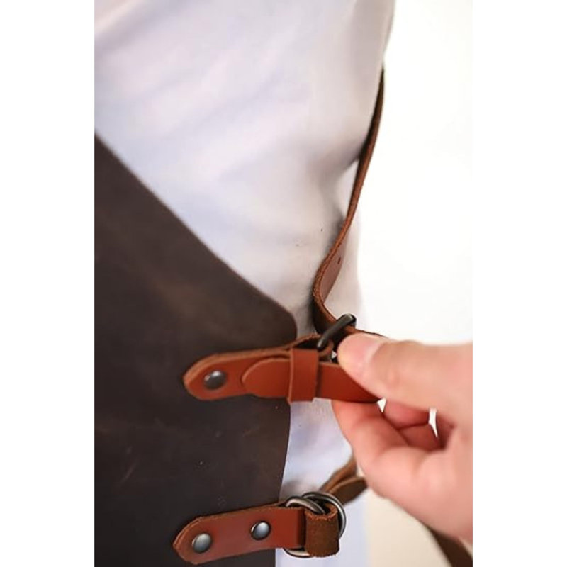 Tablier de travail en cuir de buffle