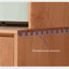 Armoire scandinave simple en bois massif