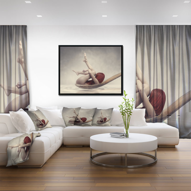«Beauty Bath», reproduction d'impression, H 30 po x l 40 po x P 1,5 po, Toile avec cadre flottant