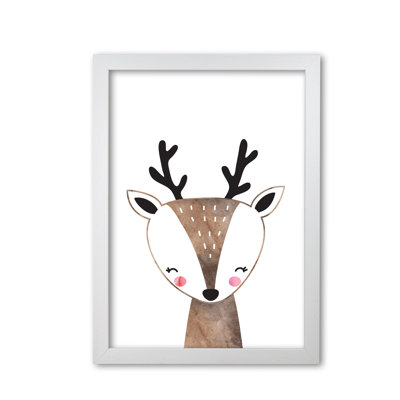 Scandi Brown Deer - Painting