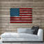 Drapeau des États-Unis (fond de la Constitution des États-Unis), reproduction sur verre acrylique-1690850296-1690850298