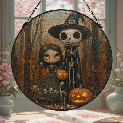 Skeletons Autumn Forest