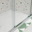 Porte de douche coulissante l 44 "-48" x H 72 "
