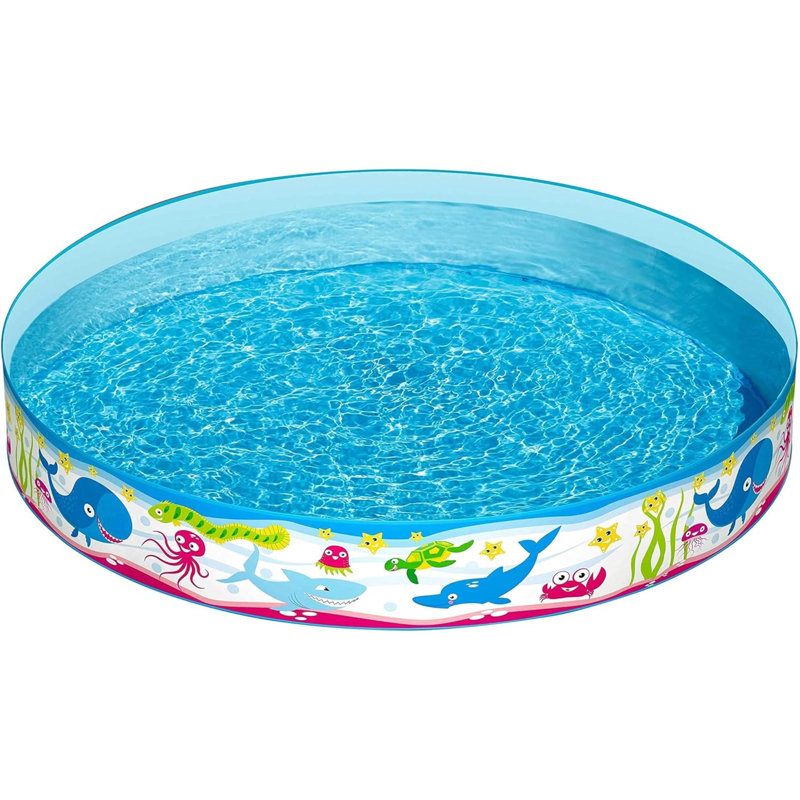Polyvinyl Chloride (PVC) Round Inflatable Pool 25cm H x 152cm W x 152cm L