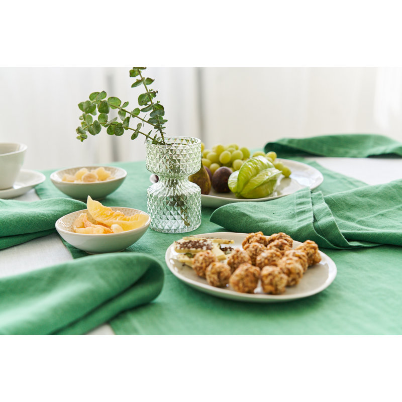 Gillett Indigo Table Runner, Green