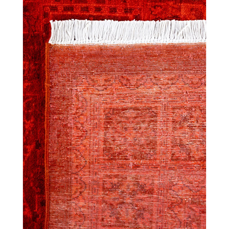 Overyed One-of-a-Kind Rectangle 4'2" X 6'5" Hand Knotted Area Rug