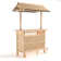 Three Bar Bamboo Tiki Set With  Four Stools By RAM Game Room