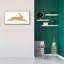  «Gold Bunny» par Erin Clark, art mural sur toile, 40 po x 20 po-319043240