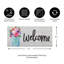 Sassafras Welcome Mat and Frame Set with All Season Inserts and 1 Rubber Frame